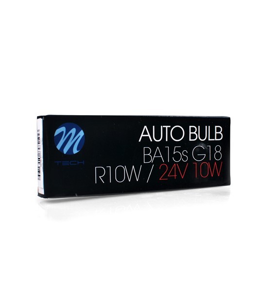 M-Tech Lámpara BA15D R5W 24V/5W (10 unidades)