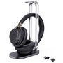 Yealink Auriculares Bluetooth BH76 Plus con Base de Carga UC Negro USB-C/A Inalámbrico