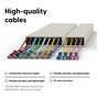 PATCHBOX Cable de fibra óptica OS2 Monomodo LC-LC 1,8 m Amarillo