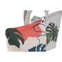 DKD Home Decor Sujetapuertas de Algodón Blanco y Verde, Pack de 2
