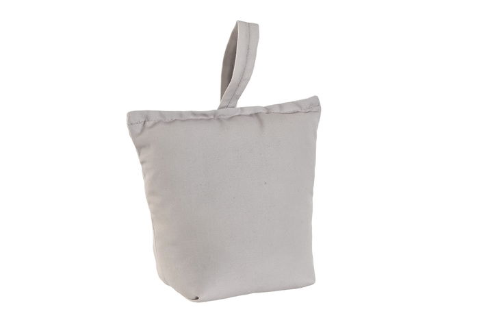 DKD Home Decor Sujetapuertas Tropical Blanco Verde Algodón Hojas 10 x 21 x 25 cm (2 Unidades)