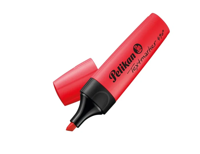 Pelikan Textmarker 490 Rojo Fluorescente