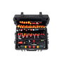 Wiha Competence XXL II Set de Herramientas para Electricistas, Negro, 115 Herramientas, 19 kg, Incluye 2 Llaves, Alicates, Martillo, Pelacables