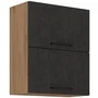 Mueble alto ROCK Melamina Roble Lancelot Gris Matera 1 Puerta L60 x H72 cm