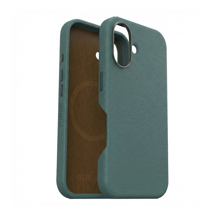 Otterbox Carcasa Symmetry Series para Teléfono Móvil con Compatibilidad Magsafe, Cuero de Cactus Poliuretano Sagebrush (V)