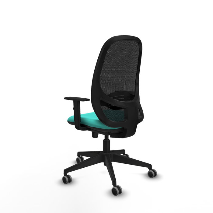 PIQUERAS Y CRESPO Silla de oficina Cilanco Turquesa y Negro PIQUERAS Y CRESPO Silla de oficina Cilanco Turquesa y Negro