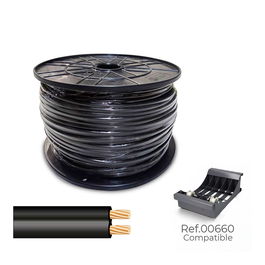 Sediles Cable Paralelo 2x0,75 mm² Negro 48V Bobina Mediana 500m