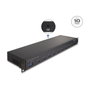 DeLOCK Hub USB Industrial 10 Puertos 10 Gbps Tipo-A 19 pulgadas