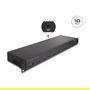 Delock Hub Industrial de 19" con 10 Puertos USB 3.2 Gen 2 Tipo-A, 10 Gbps, USB-B de Entrada, Plug & Play, Negro - 100-240V AC