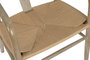 DKD Home Decor Silla Cottage Natural Olmo Fibra 57 x 53 x 78 cm (2 Unidades)