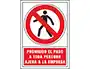 Syssa Señal de Prohibición Prohibido el Paso a Toda Persona Ajena a la Empresa en PVC 245x345 mm