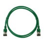 LogiLink Cable de parcheo Cat.6A TPE SlimLine verde 2,0m