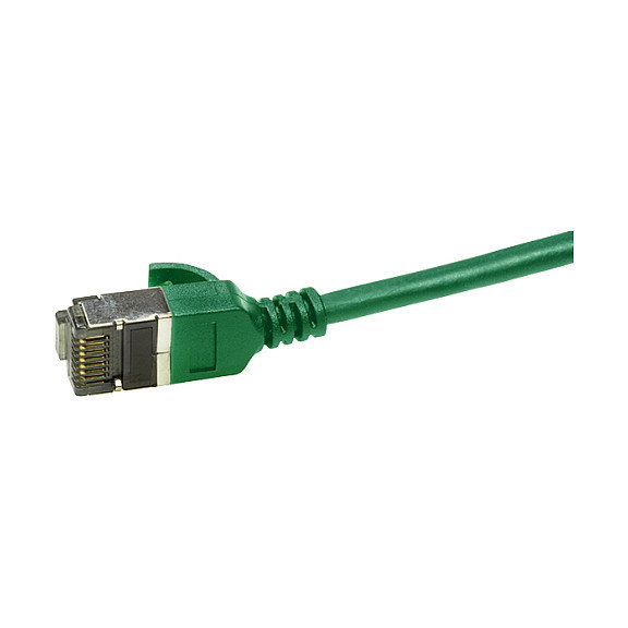 LogiLink Cable de parcheo Cat.6A TPE SlimLine verde 2,0m LogiLink Cable de parcheo Cat.6A TPE SlimLine verde 2,0m