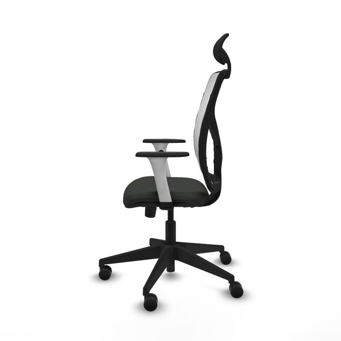 PIQUERAS Y CRESPO Silla de oficina Motilla con mecanismo Sincro Negro y Blanco PIQUERAS Y CRESPO Silla de oficina Motilla con mecanismo Sincro Negro y Blanco
