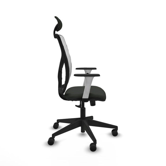 PIQUERAS Y CRESPO Silla de oficina Motilla con mecanismo Sincro Negro y Blanco PIQUERAS Y CRESPO Silla de oficina Motilla con mecanismo Sincro Negro y Blanco