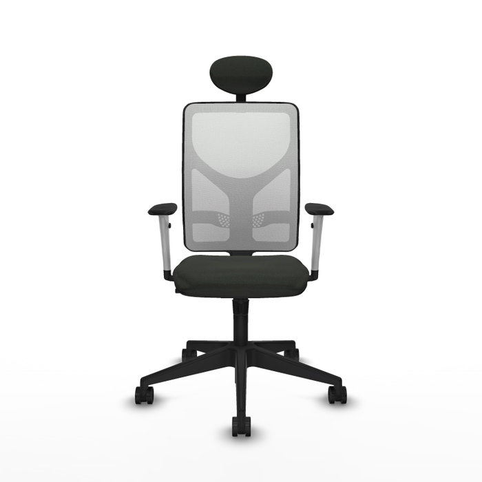 PIQUERAS Y CRESPO Silla de oficina Motilla con mecanismo Sincro Negro y Blanco PIQUERAS Y CRESPO Silla de oficina Motilla con mecanismo Sincro Negro y Blanco