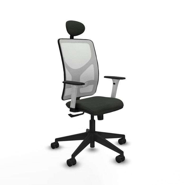 PIQUERAS Y CRESPO Silla de oficina Motilla con mecanismo Sincro Negro y Blanco PIQUERAS Y CRESPO Silla de oficina Motilla con mecanismo Sincro Negro y Blanco