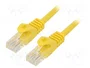 Gembird Cable de Red Cat6 U/UTP 0,25 m Amarillo