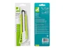 Q-connect Cúter de Plástico Ancho con Guía Metálica y Cuchilla de Cerámica 18 mm xd-43 Blíster 1 Unidad