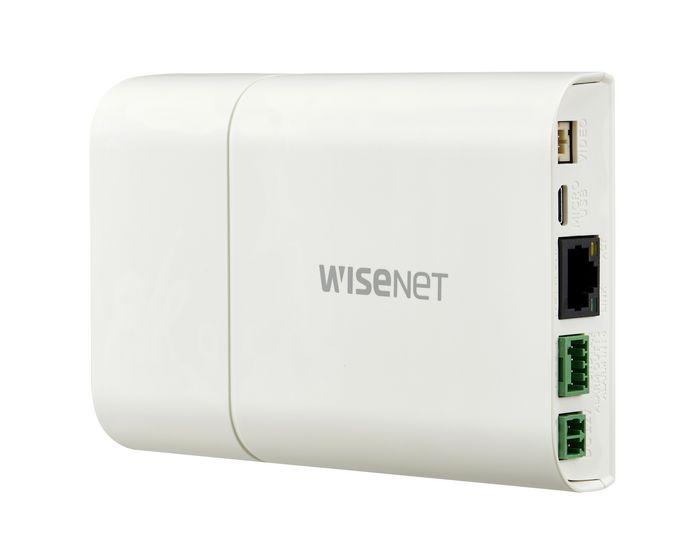 Hanwha Cámara IP Oculta 2MP AI Pinhole WDR H.265 Interior 12V/PoE Wisenet X Cabezal Remoto Audio