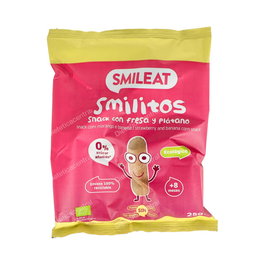 Smileat Smilitos Gusanitos Fresa-Plátano 25Gr Ecológico