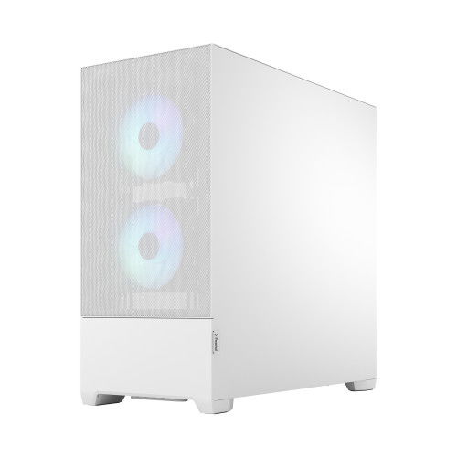 Fractal Design FD-C-POR1A-01 Caja PC Torre ATX Blanca con Ventana Lateral