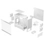 Fractal Design Pop Air Torre PC Blanco ATX con Ventana Lateral RGB, 3 Ventiladores Incluidos (2x120mm Frontal, 1x120mm Trasero), Vidrio Templado, Gestión de Cables, 7 Ranuras