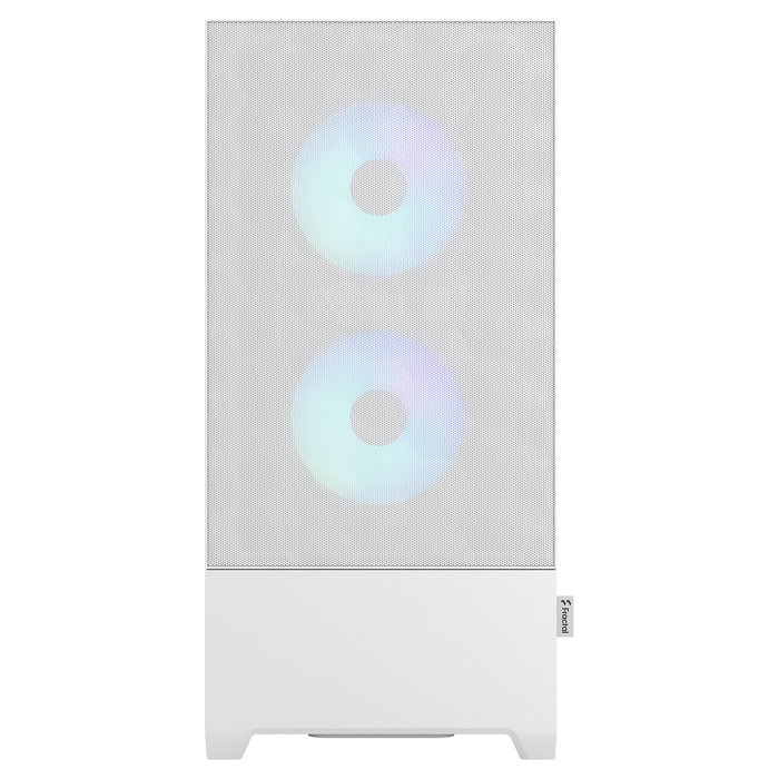 Fractal Design Pop Air Torre PC Blanco ATX con Ventana Lateral RGB, 3 Ventiladores Incluidos (2x120mm Frontal, 1x120mm Trasero), Vidrio Templado, Gestión de Cables, 7 Ranuras