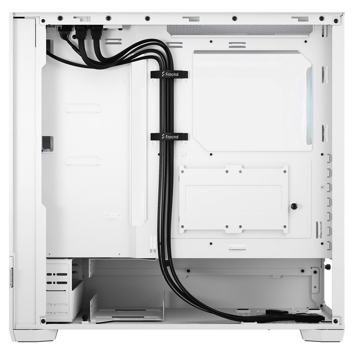 Fractal Design Pop Air Torre PC Blanco ATX con Ventana Lateral RGB, 3 Ventiladores Incluidos (2x120mm Frontal, 1x120mm Trasero), Vidrio Templado, Gestión de Cables, 7 Ranuras
