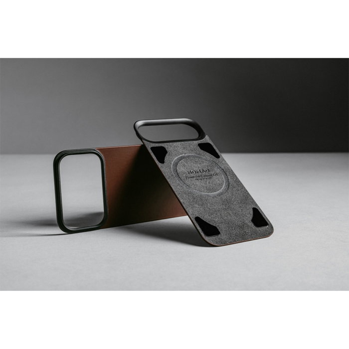 Nomad Mag Leather Back MagSafe para iPhone 17 Pro Max, Rustic Brown Nomad Mag Leather Back MagSafe para iPhone 17 Pro Max, Rustic Brown