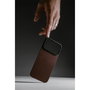 Nomad Mag Leather Back MagSafe para iPhone 17 Pro Max, Rustic Brown
