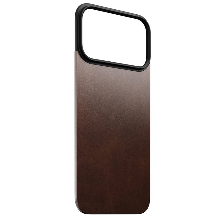 Nomad Mag Leather Back MagSafe para iPhone 17 Pro Max, Rustic Brown Nomad Mag Leather Back MagSafe para iPhone 17 Pro Max, Rustic Brown