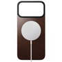Nomad Mag Leather Back MagSafe para iPhone 17 Pro Max, Rustic Brown