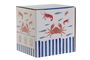 DKD Home Decor Tetera Mediterraneo Aiguablava Multicolor Cristal Porcelana Set de 3 Piezas 13.5 x 14 x 16.5 cm