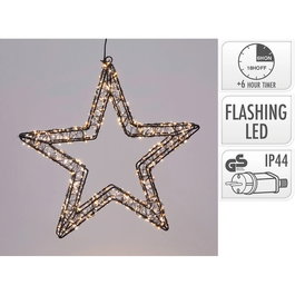 Basics Estrella de Navidad Microled Multifunción 130 leds 60 x 58 cm