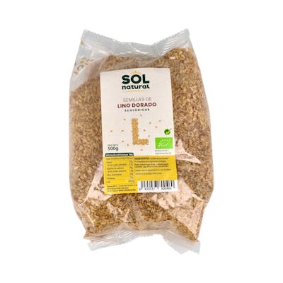 SOLNATURAL Semillas De Lino Dorado Bio 500Gr SOLNATURAL Semillas De Lino Dorado Bio 500Gr