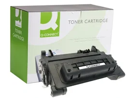 Q-connect Toner Compatible para HP CE390A LaserJet Negro, Alto Rendimiento 10.000 Páginas, Certificado Nordic Swan