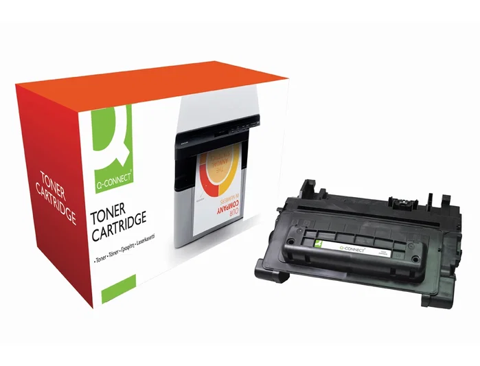 Q-connect Toner Compatible para HP CE390A LaserJet Negro, Alto Rendimiento 10.000 Páginas, Certificado Nordic Swan