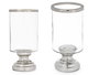 Giftdecor Portavela Copa Cilindro Plateada 12.5x25x12.5 cm (Set de 6)