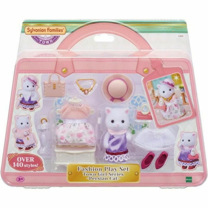 Sylvanian Families La maleta de moda y la gran hermana Gato persa 5461 Sylvanian Families La maleta de moda y la gran hermana Gato persa 5461
