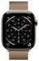 Apple Watch Series 11 GPS + Cellular 46 mm Caja Titanio Dorado Pulsera Milanese Loop Dorado M/L