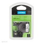 Dymo Cinta D1 de Nylon Flexible 12mm x 3,5m Negro sobre Blanco
