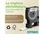 Dymo Cinta D1 Nylon Negro sobre Blanco 12mm x 3,5m