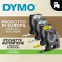 Dymo Cinta D1 de Nylon Flexible 12mm x 3,5m Negro sobre Blanco