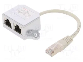 GEMBIRD Divisor RJ45 F/UTP Gris