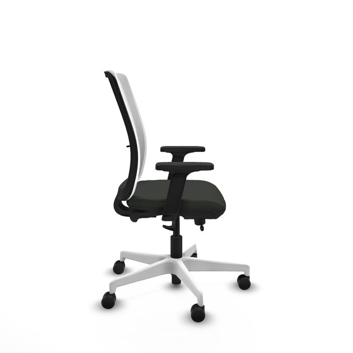 PIQUERAS Y CRESPO Silla de oficina Haches con mecanismo Sincro/Traslack, Negro y Blanco PIQUERAS Y CRESPO Silla de oficina Haches con mecanismo Sincro/Traslack, Negro y Blanco