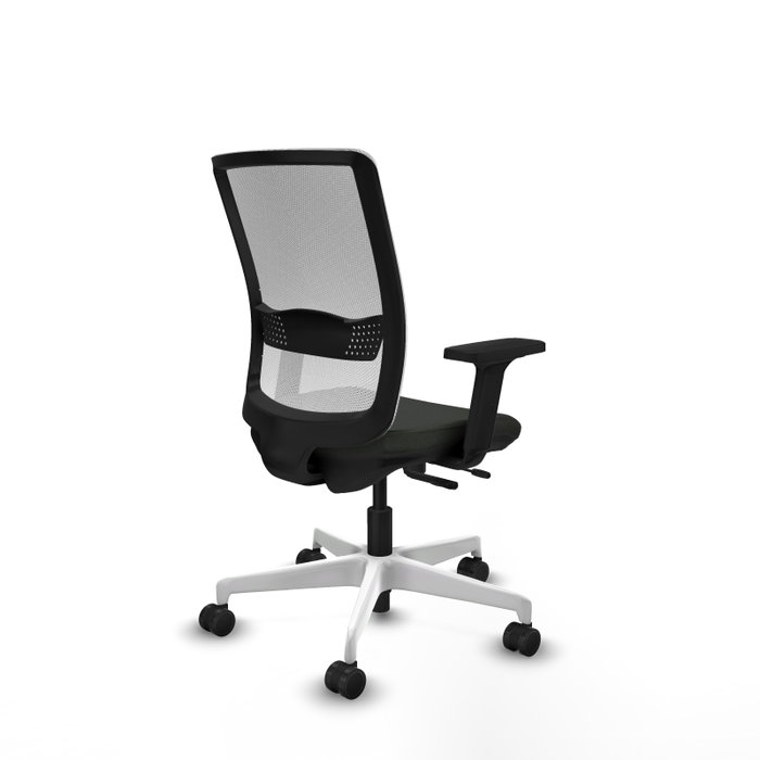 PIQUERAS Y CRESPO Silla de oficina Haches con mecanismo Sincro/Traslack, Negro y Blanco PIQUERAS Y CRESPO Silla de oficina Haches con mecanismo Sincro/Traslack, Negro y Blanco