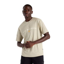 Camiseta de Manga Corta Hombre New Balance Reimagined Graphic 1 Gris claro 11-12 Años