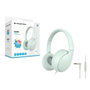 Conceptronic Parris04GT Auricular Infantil con Jack 3.5mm, Color Verde