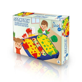 Tachan Geometrix Juego de mesa de agilidad, precisión y velocidad para 2 personas. Recomendado para mayores de 3 años.